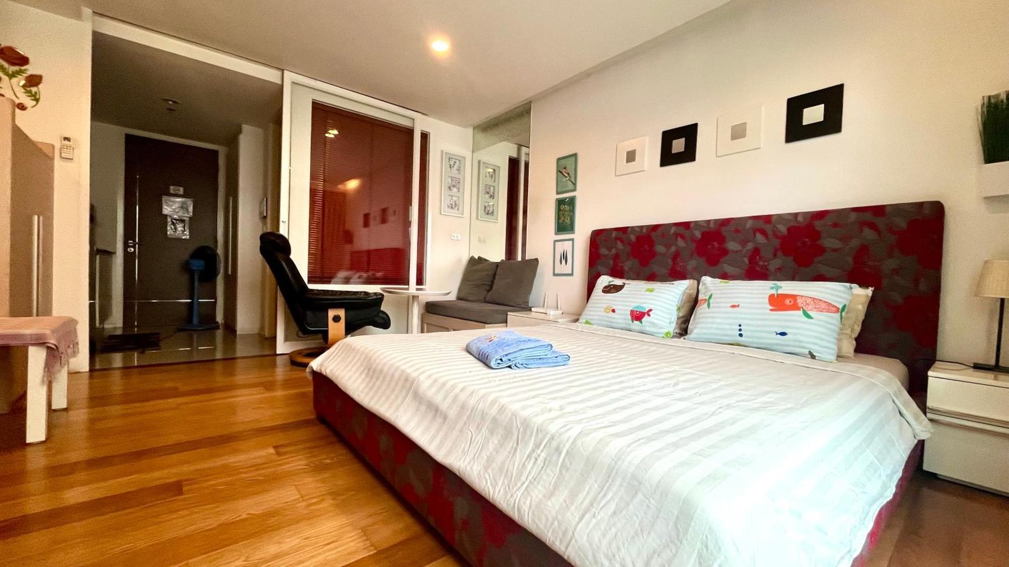 Cozy Studio Walk To Bts Free Wi-Fi Great Location Bangkok Extérieur photo