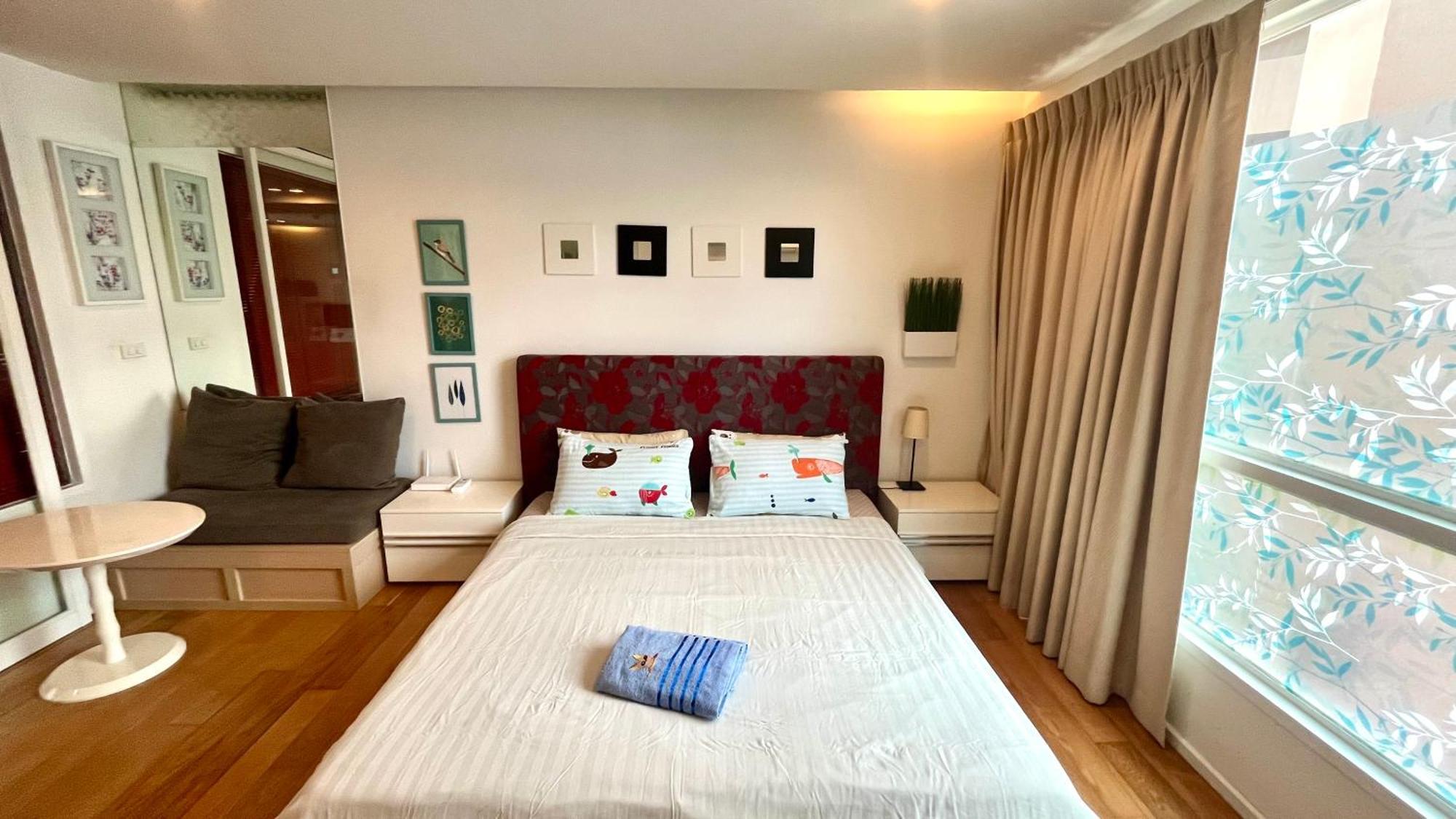 Cozy Studio Walk To Bts Free Wi-Fi Great Location Bangkok Extérieur photo